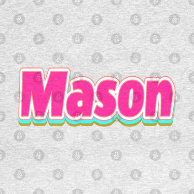 Mason Name by Itsheartshop